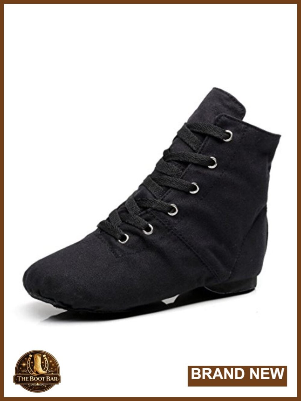 Canvas Lace-up Jazz Dance Shoes Flat Practice Shoes